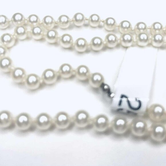 ✨ Vintage Faux Pearl Necklace • 1960s Classic Elegance • 46 cm - Picture 7 of 7